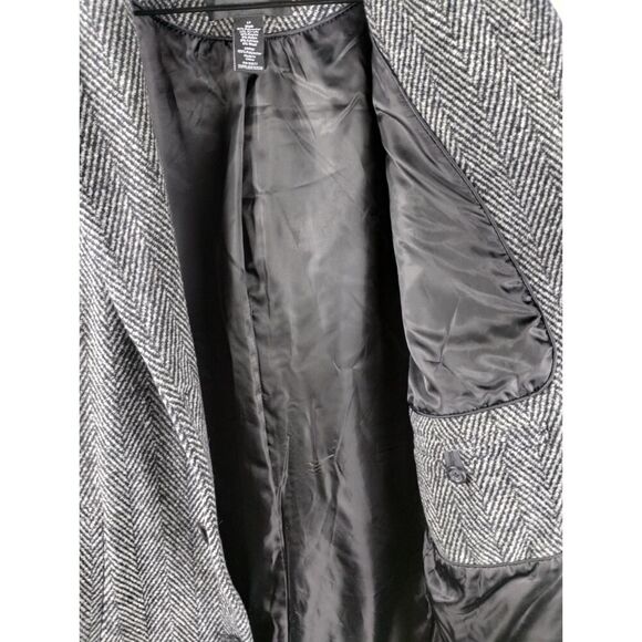Shaquille O'Neal Wool Blend Trench Coat XL/LT - Picture 5 of 8